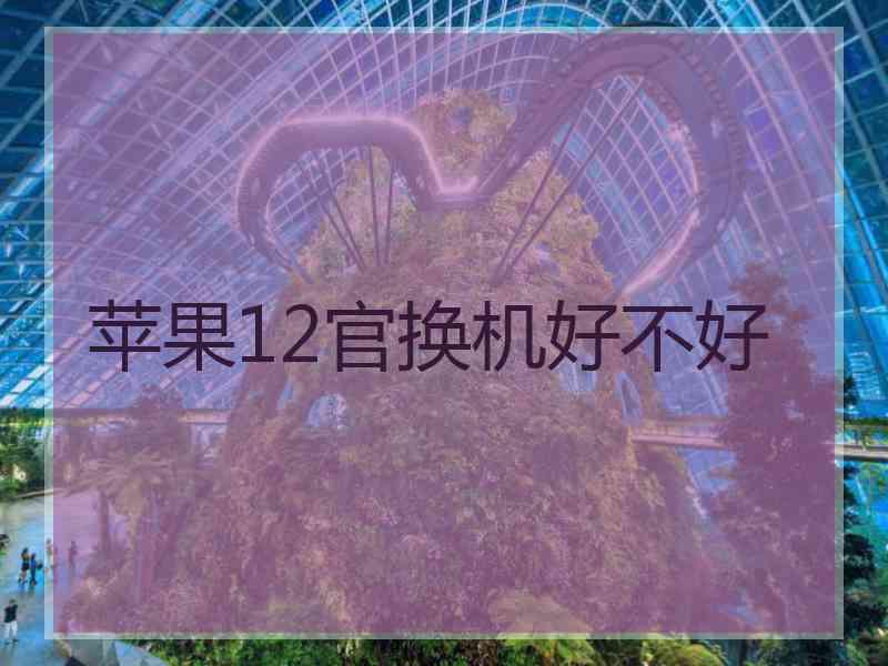 苹果12官换机好不好