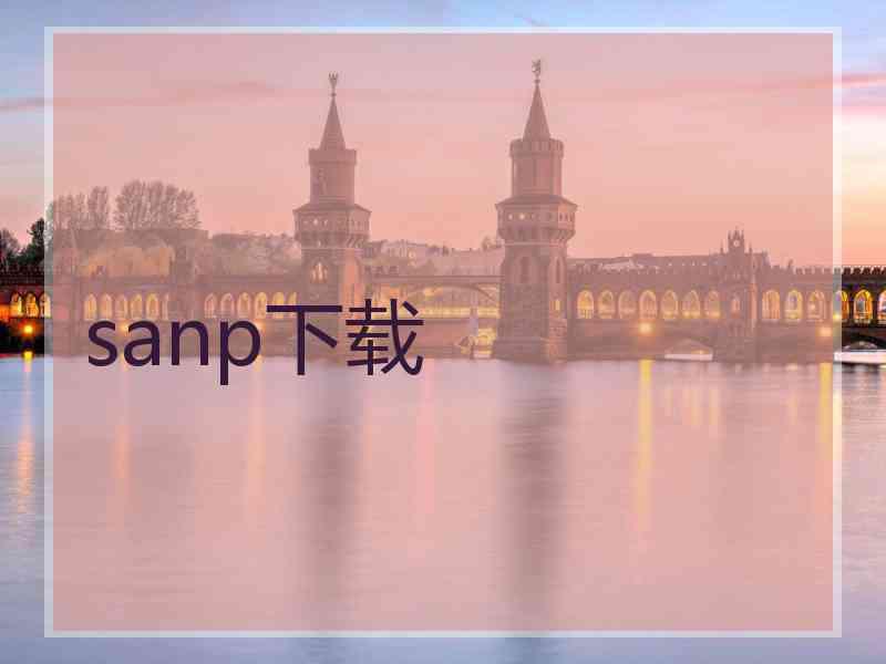 sanp下载